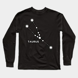 Taurus Zodiac Constellation Sign Long Sleeve T-Shirt